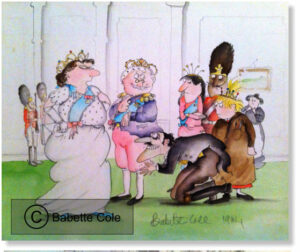 Jackanory Illustrations by Babette Cole. Medium = line and watercolour - image