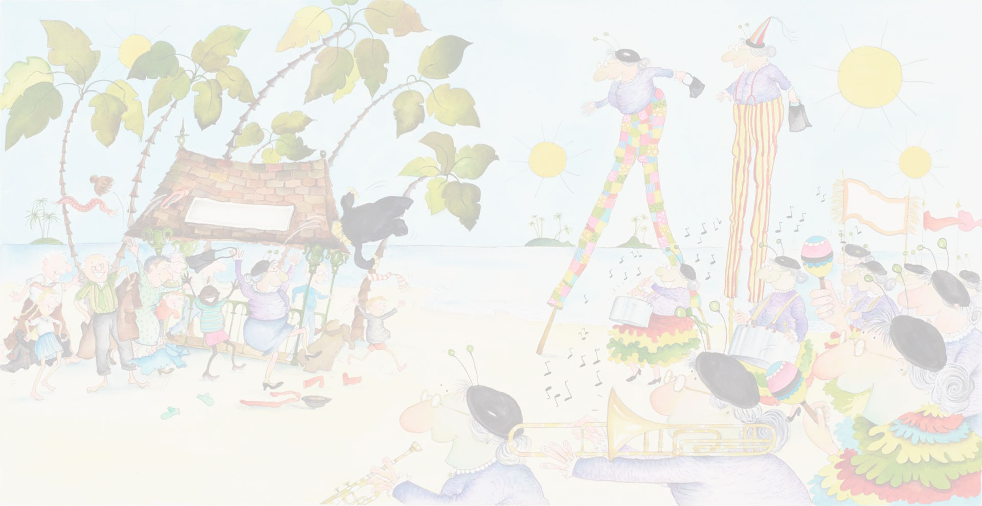 Original illustration from The Trouble With Gran
