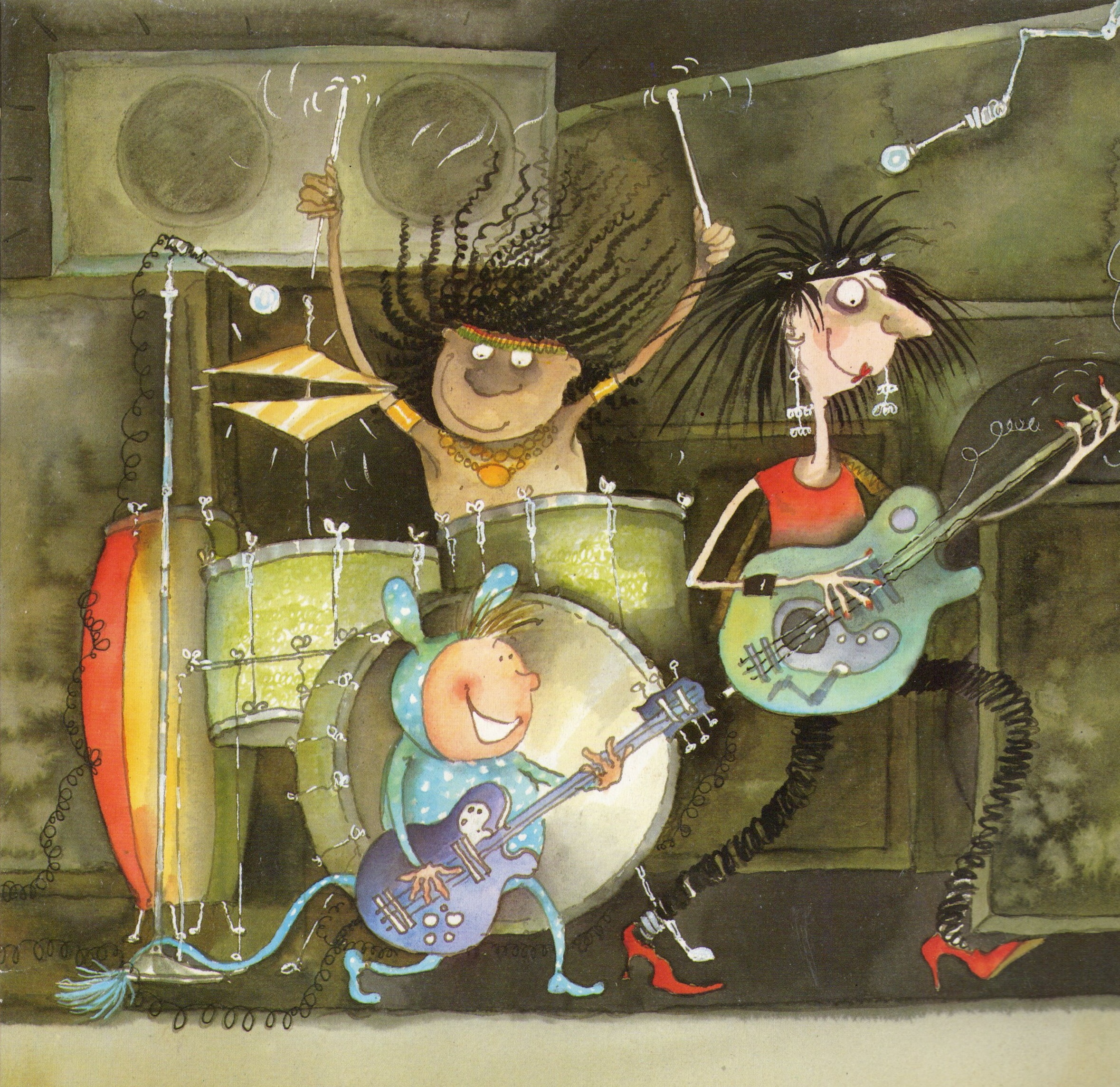 Party scene from The Beastly Birthday Book