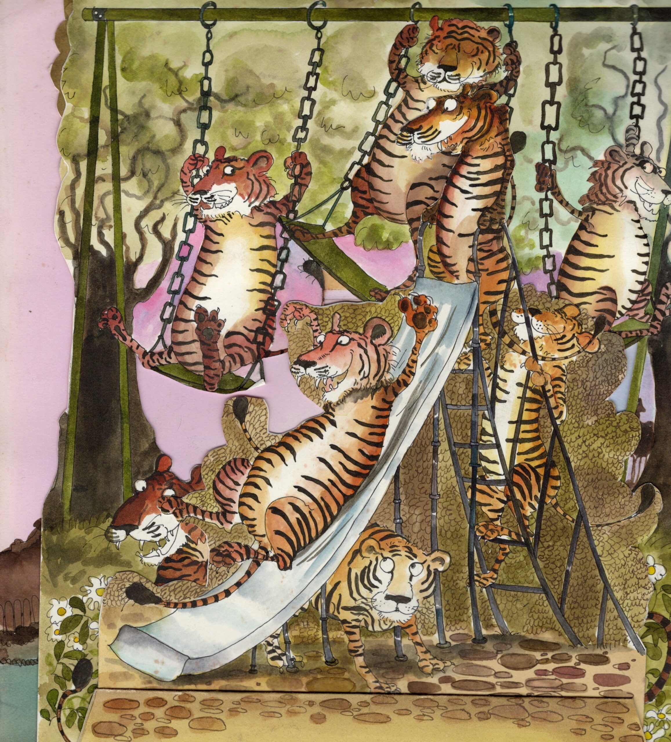 Pop-up illustration from Don't Go Out Tonight