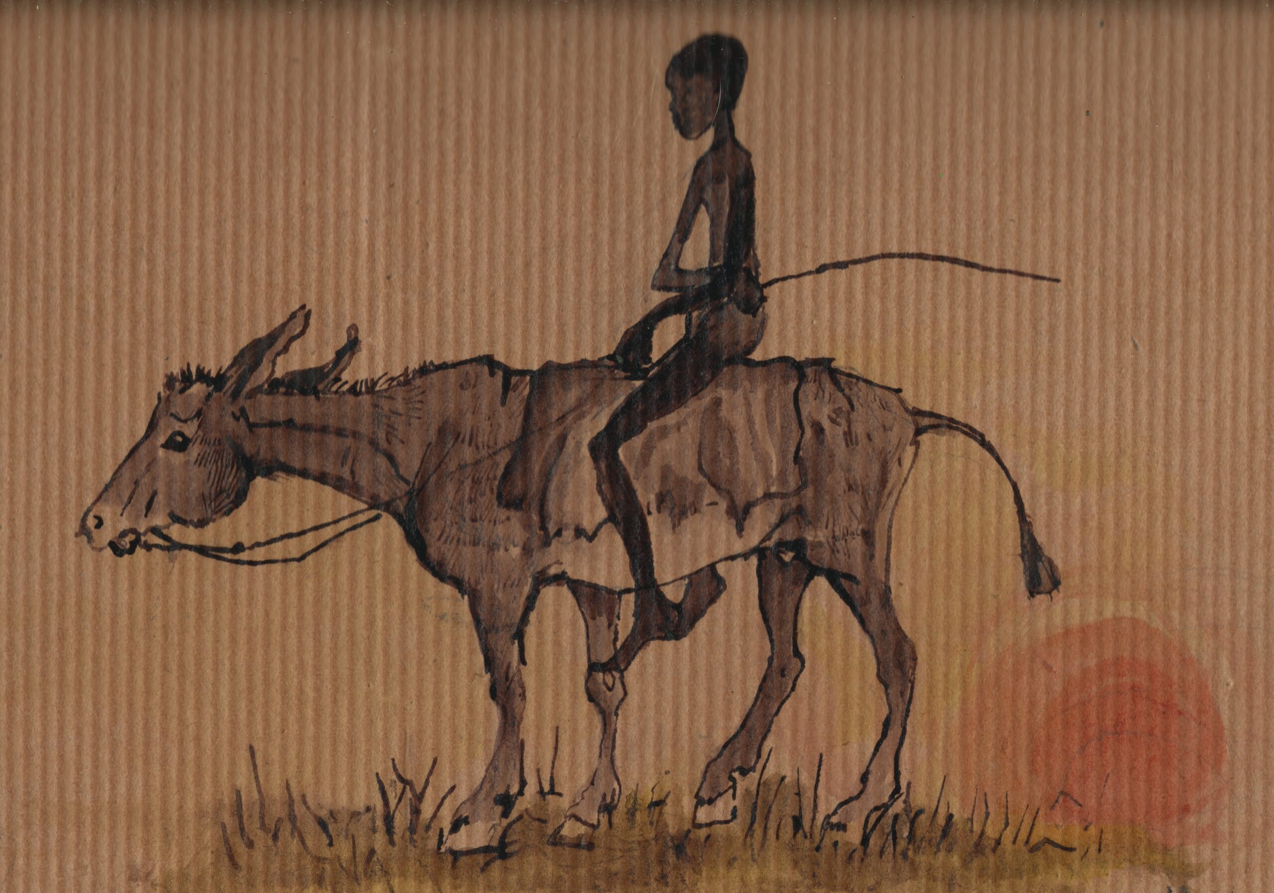 Early archive drawing by Babette Cole