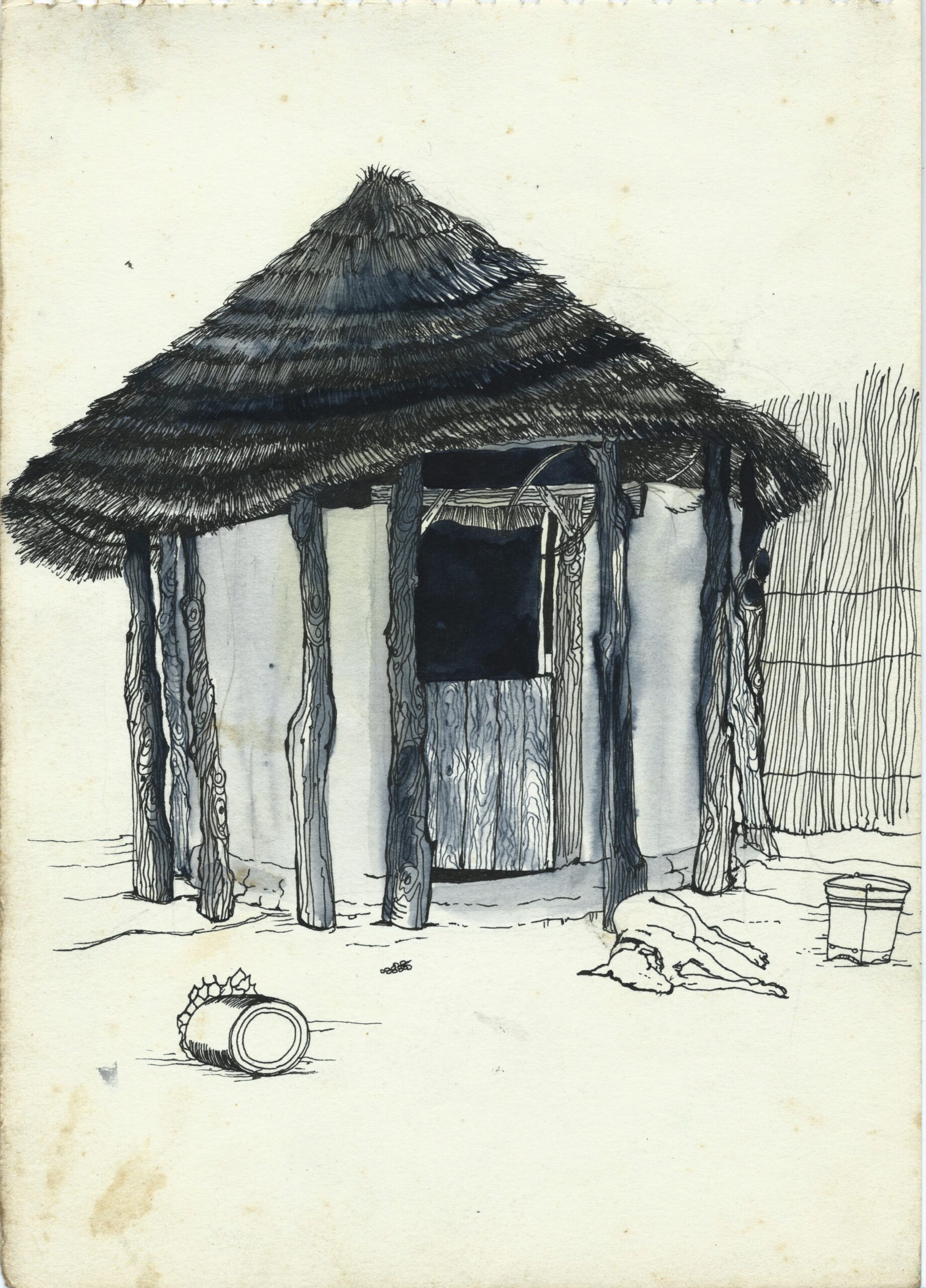 Early archive sketch by Babette Cole