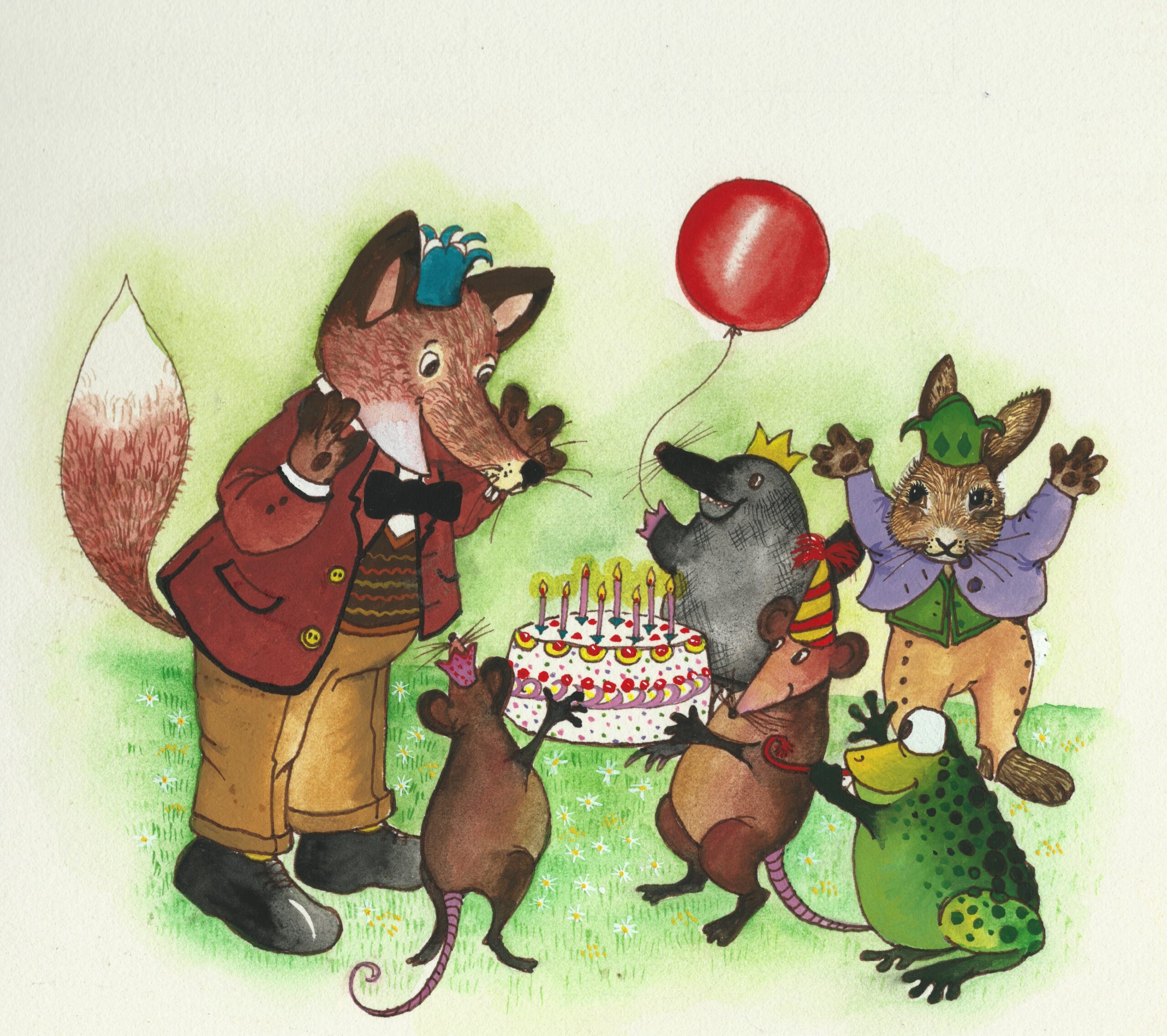 Basil Brush illustration by Babette Cole