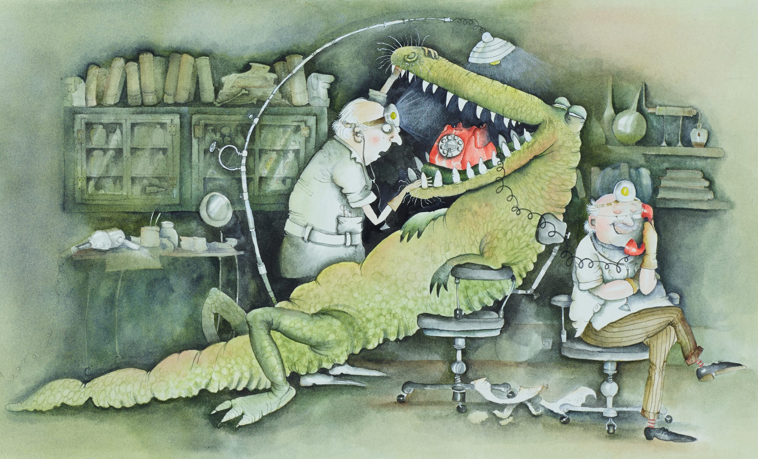 Original illustration from Beware of the Vet