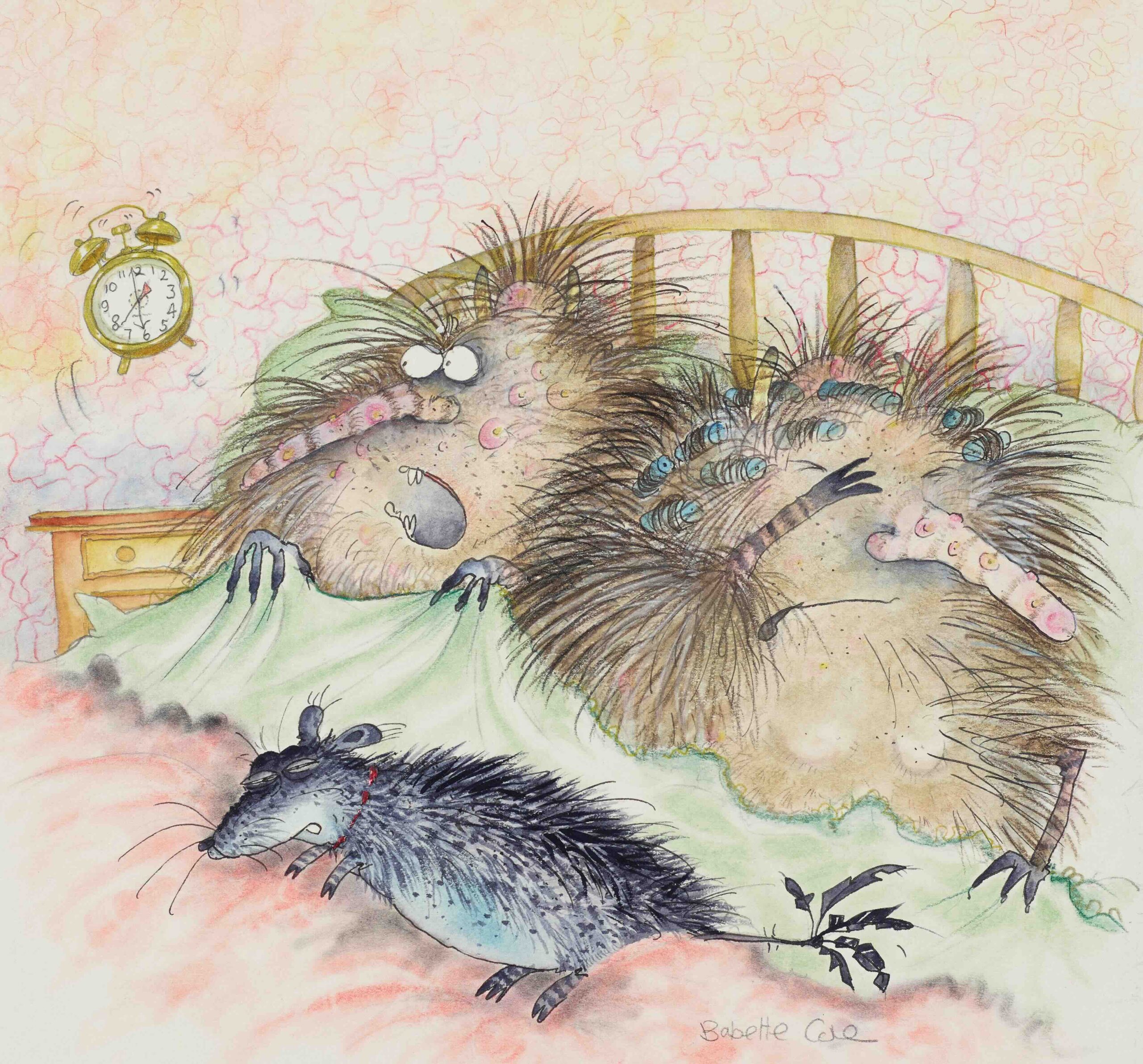 Mr and Mrs Hormone waking up in Hair in Funny Places