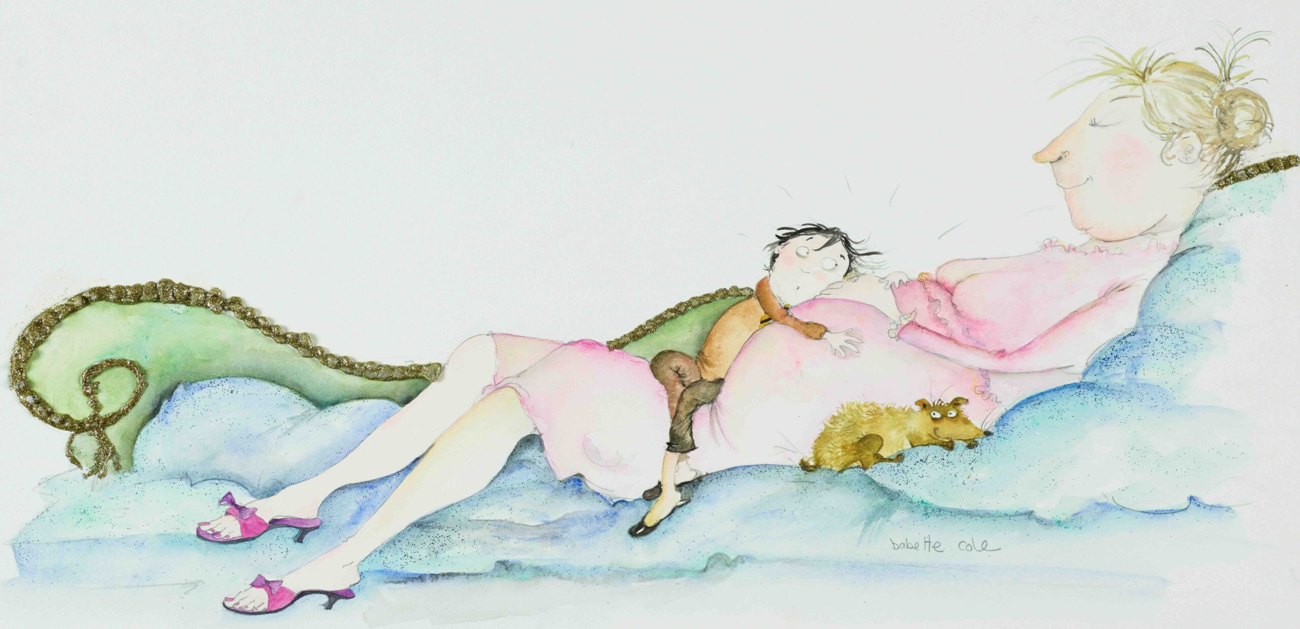 Original illustration from Mummy Never Told Me