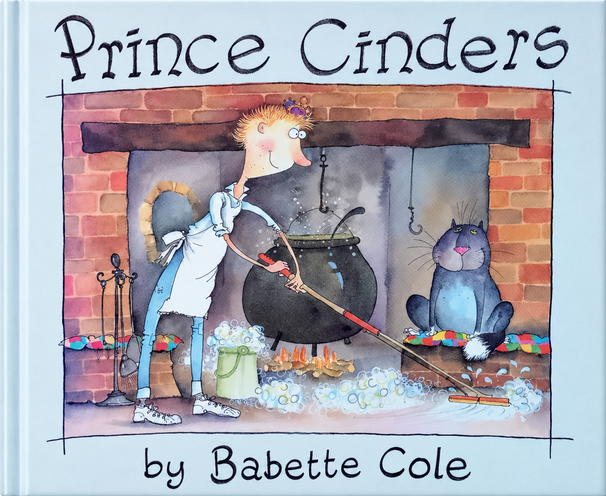 Original cover of Prince Cinders by Babette Cole